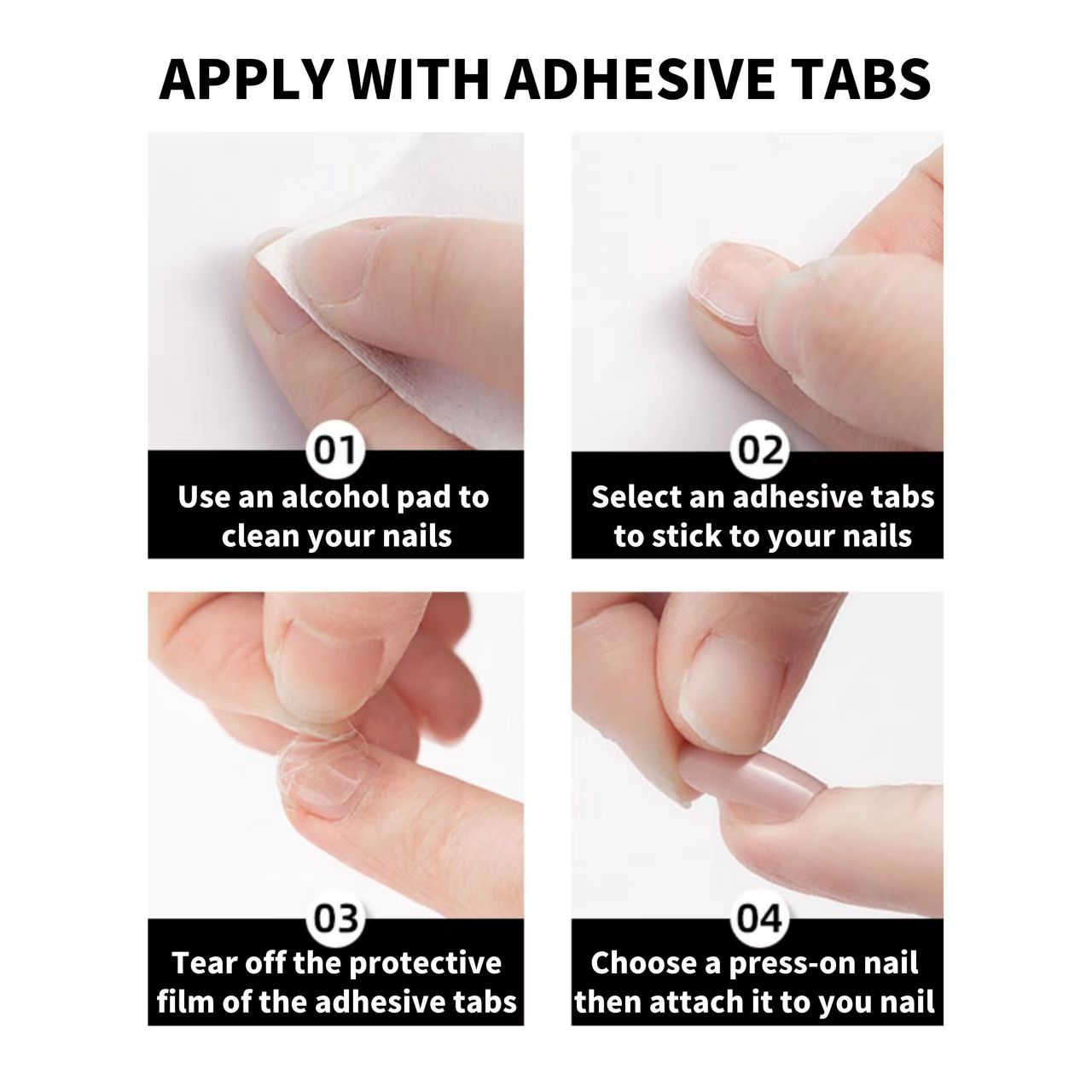 Blush Snowflake Frost — Soft-Matte xmas Press-On Nails